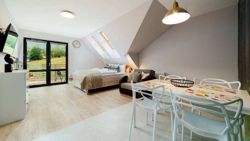 Ferienwohnung für 3 Personen, mit Balkon und Terrasse
