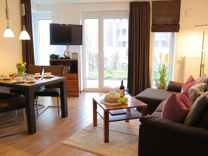 Ferienwohnung für 5 Personen, mit Terrasse, mit Haustier in Dorum