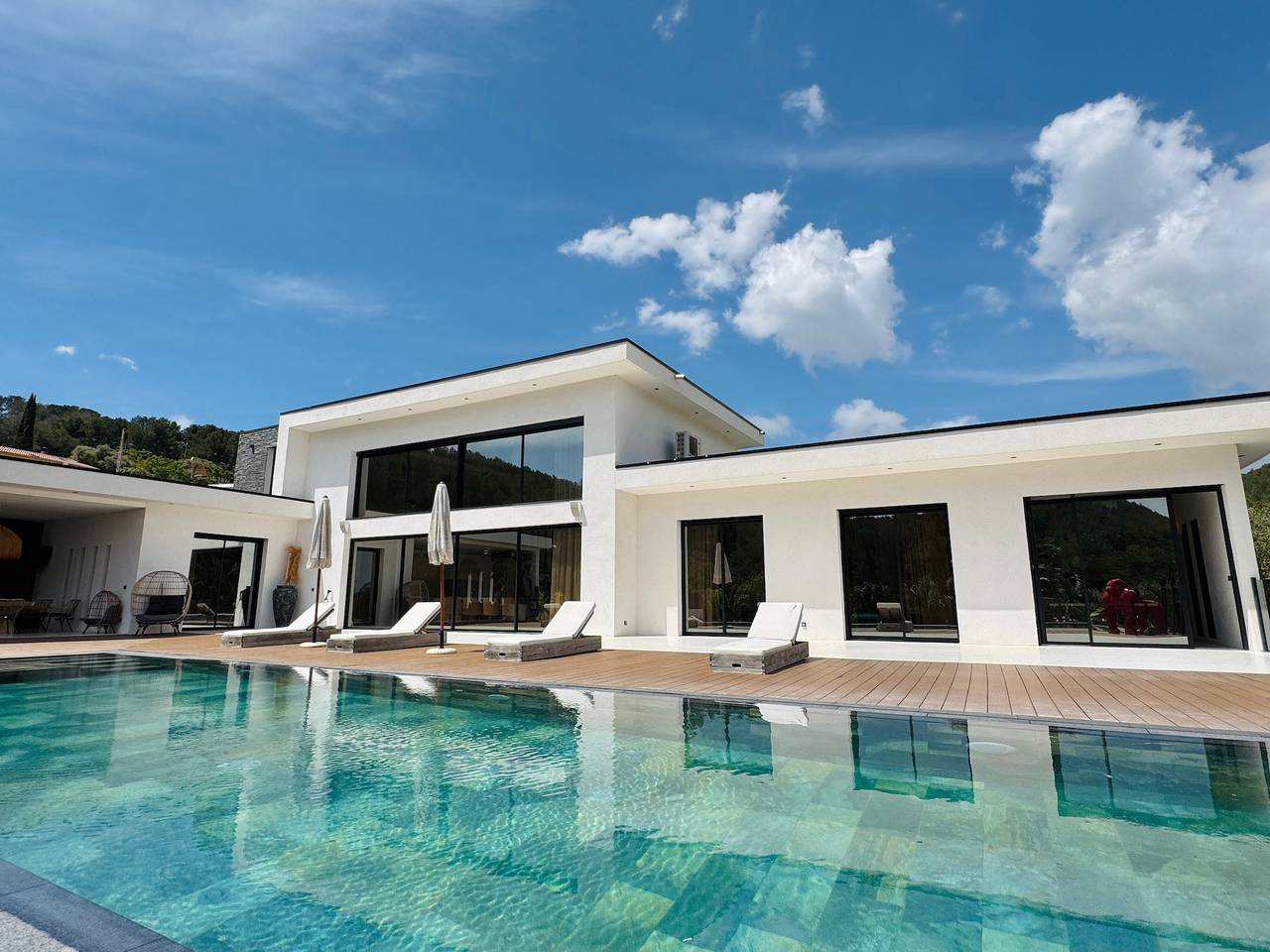 Ferienhaus 'California Baïa Bandol' mit privatem Pool, Wlan und Klimaanlage in Bandol, Mittelmeerküste (Frankreich)