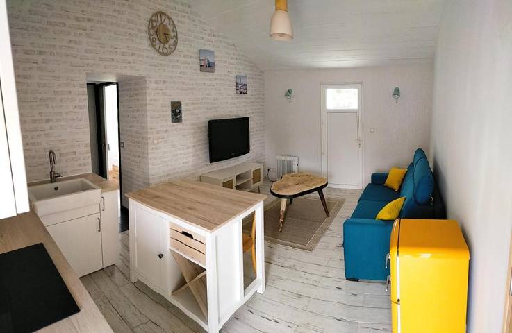 Maison de vacances pour 4 personnes, avec piscine ainsi que jardin et terrasse