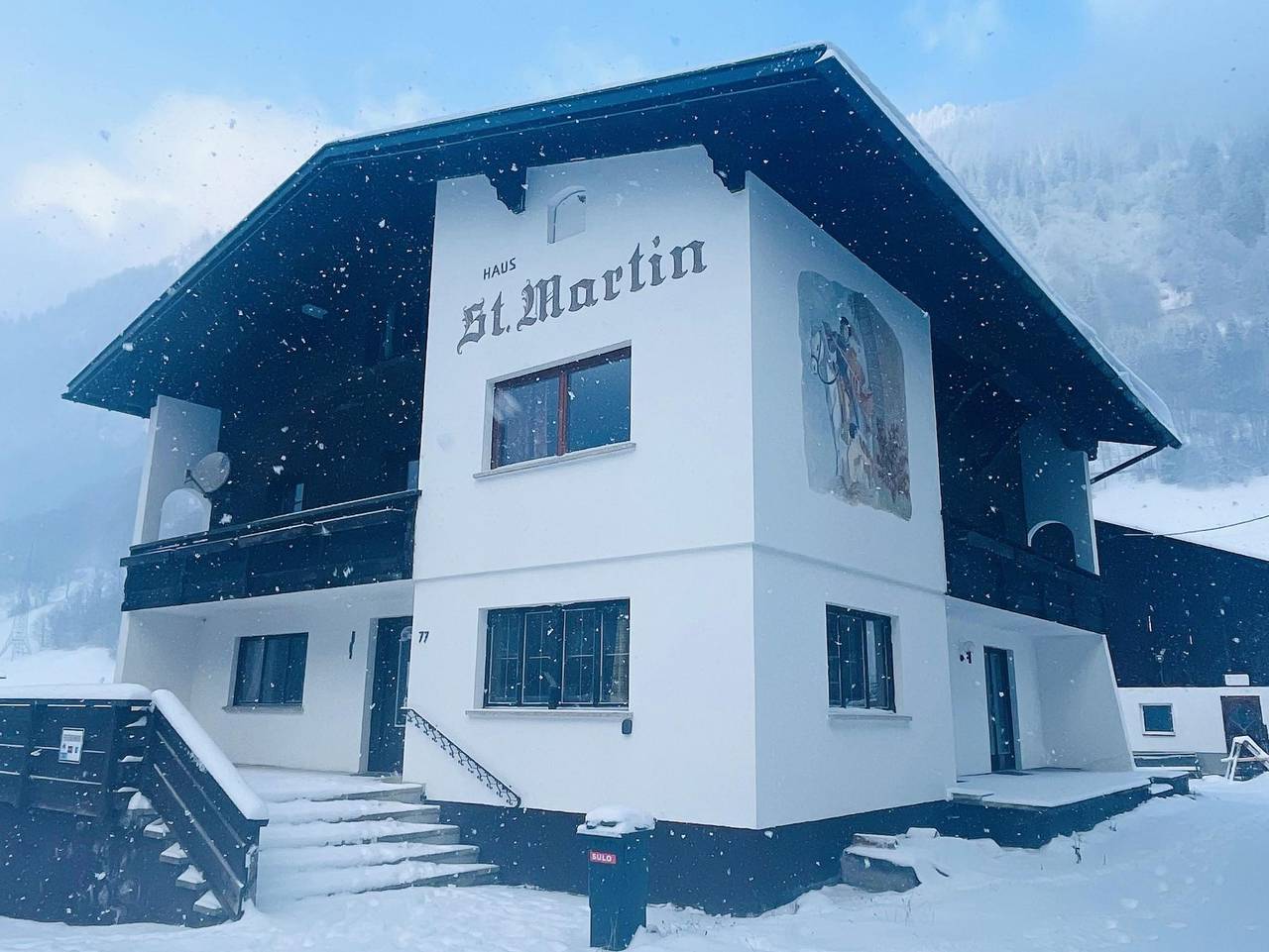 Haus St. Martin - Zimmer Körbersee – Doppelzimmer, Etagendusche/Etagen-Wc in Klösterle am Arlberg, Arlberg