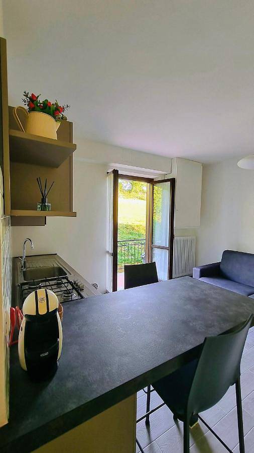 Ferienwohnung für 4 Personen, mit Terrasse und Garten sowie Ausblick, mit Haustier