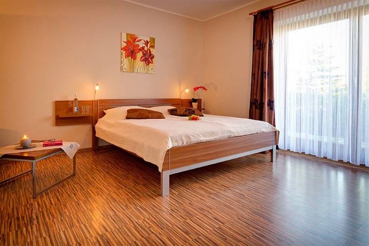 Ferienwohnung für 2 Personen, mit Terrasse und Sauna in Vitzdorf