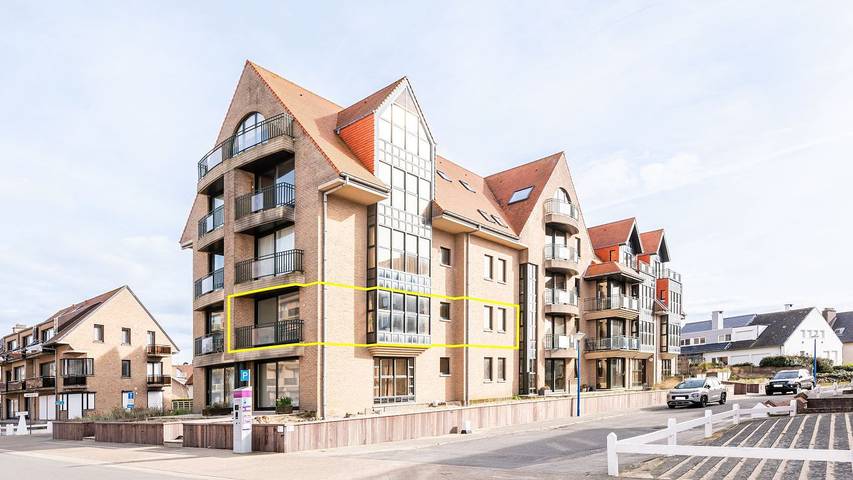 Vacation apartment for 7 people, with balcony, with pets in Belgian Coast