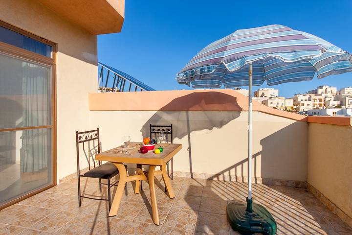 Penthouse pour 4 personnes, avec terrasse et piscine, animaux acceptés à Malte - 4