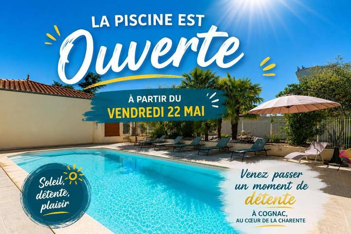 Hôtel pour 2 personnes, avec jardin ainsi que terrasse et piscine
