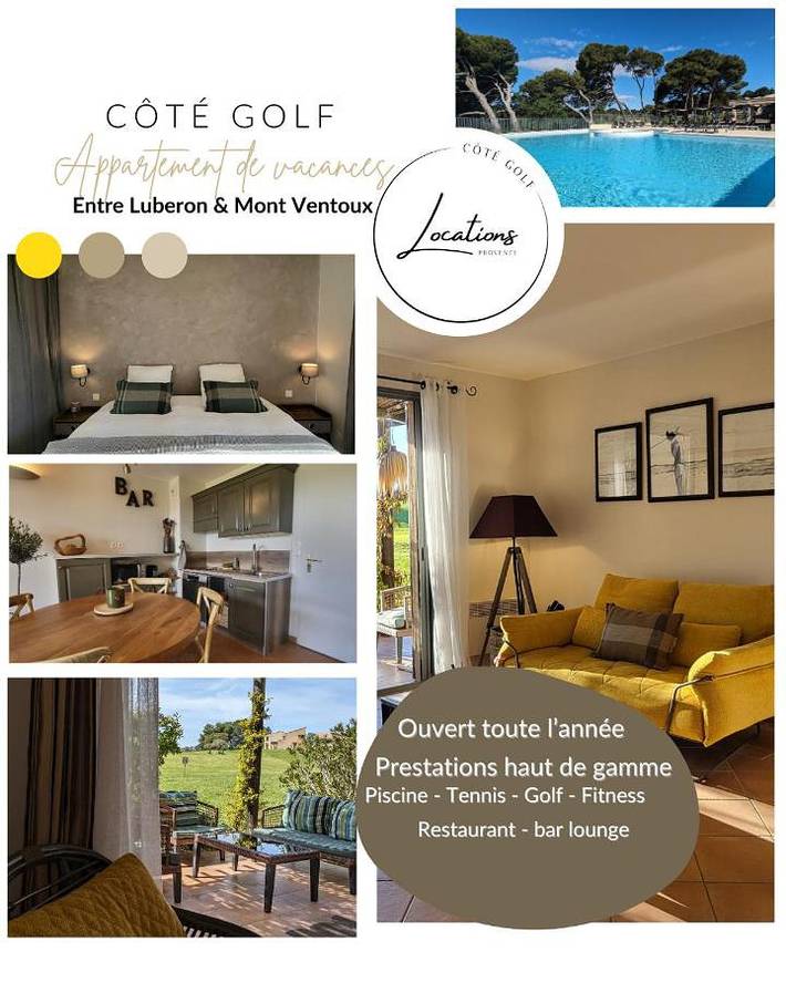 Appartement de vacances pour 5 personnes, avec Terrasse et Bassin pour enfant ainsi que Piscine et Vue