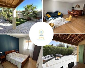 Gîte pour 6 personnes, avec jacuzzi à Sauvian