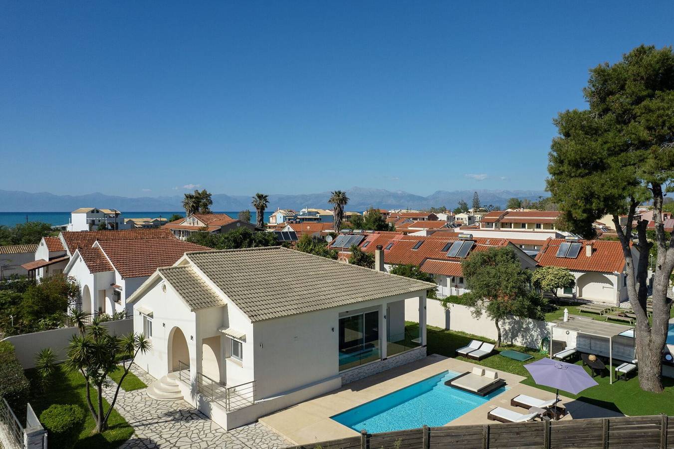 Villa für 5 Personen mit Pool in Acharavi, Korfu