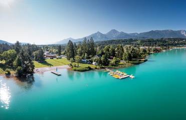 Camping für 5 Personen, mit Seeblick und Garten, kinderfreundlich in Österreich