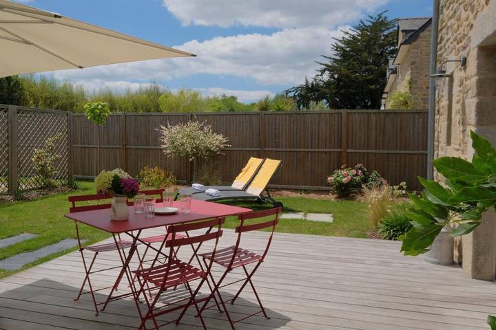 Maison de vacances pour 4 personnes, avec jardin à Surzur