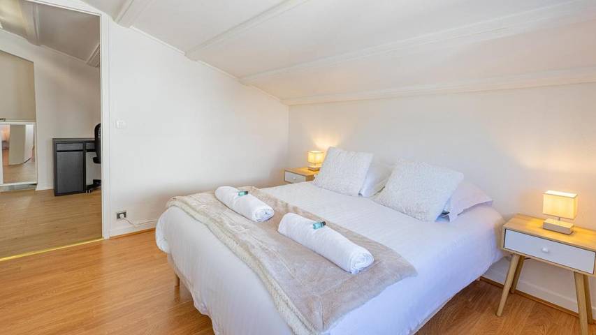 Gîte pour 6 personnes, avec terrasse ainsi que vue sur le lac et vue, animaux acceptés dans Esplanade du Lac ( Aix-les-Bains) - 4