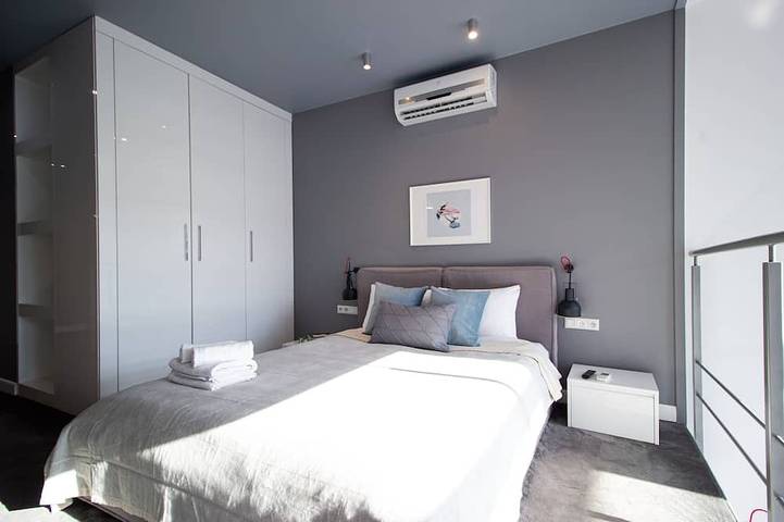 Loft dla 4 osób, z balkon w Mokotów