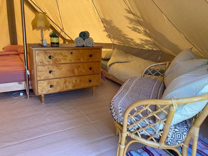 Camping für 4 Personen, mit Ausblick und Seeblick sowie Garten in Schweden - 4