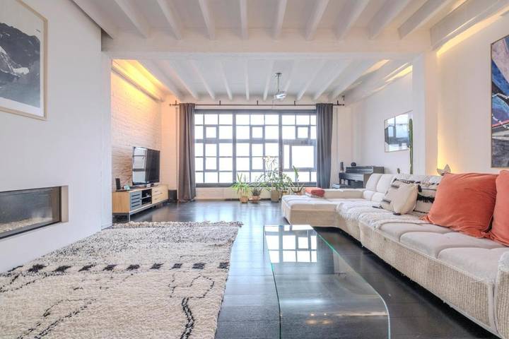 Loft voor 3 personen, met terras en uitzicht in Brussel