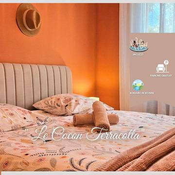 Cottage pour 4 personnes, avec jacuzzi et jardin à Saint-Laurent-Médoc