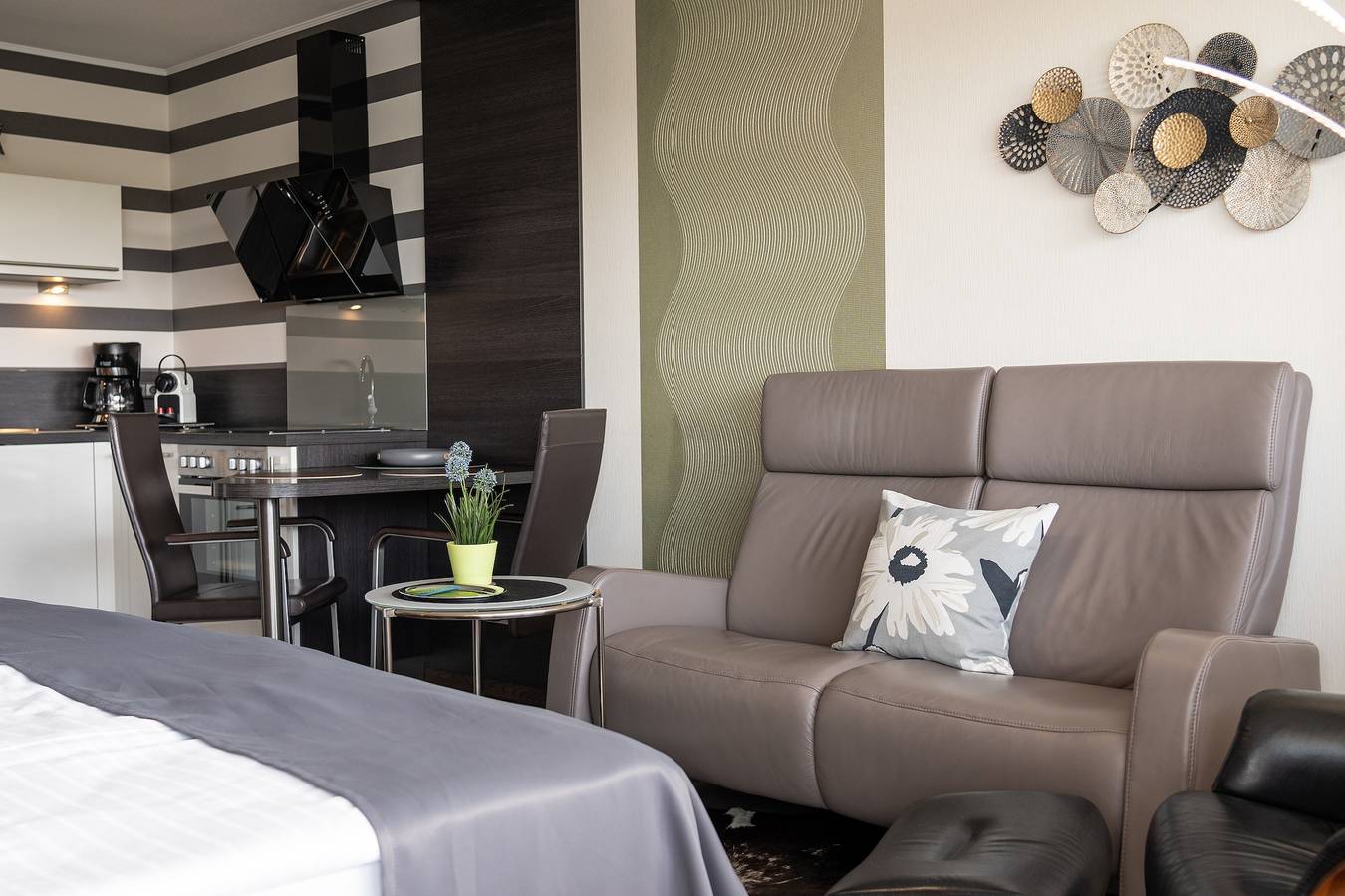 Ganze Ferienwohnung, Strandresidenz Rosengarten - 1-Raum-Fewo Encore One in Hafen Büsum, Büsum