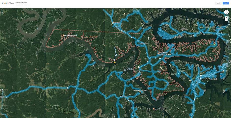 Vacation rental for 12 people, with balcony and yard in Lake of the Ozarks