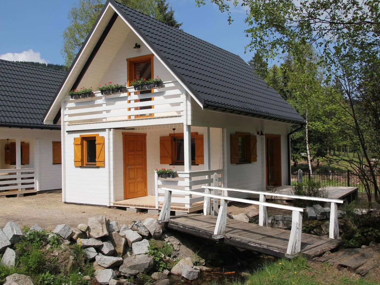 Landhaus mit gemeinschaftlichem Pool in Szklarska Poręba, Sudeten (Polen)