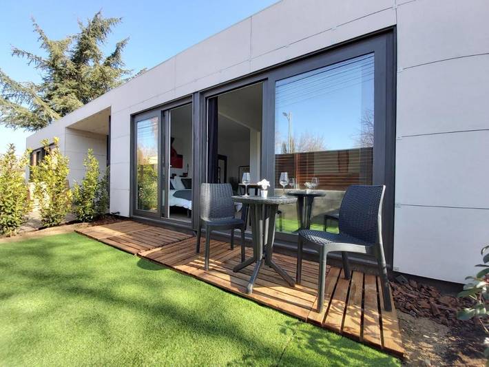 Apartamento para 4 personas, con Terraza además de Jardín y Vistas en El Boalo