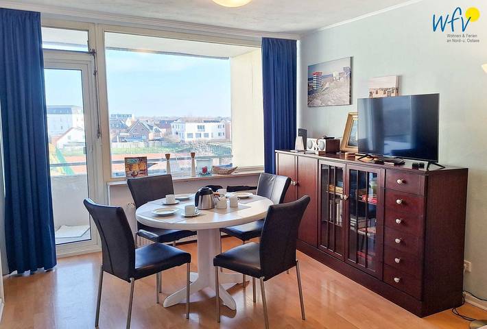 Ferienwohnung für 5 Personen, mit Balkon auf Borkum - 2