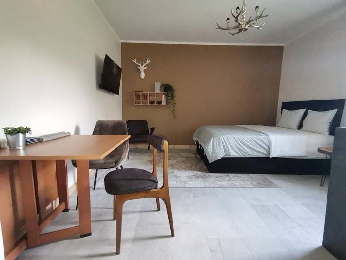 Apartament wakacyjny dla 3 osób, z Taras i Ogród oraz Widok w Bytom