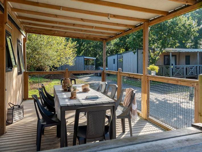 Camping Les Alizés - Mobilheim 8 personen - Presta + 40m² - 4 Schlafzimmer 2 Badezimmer Tv + Klimaanlage in Lannion, Ceinture Dorée