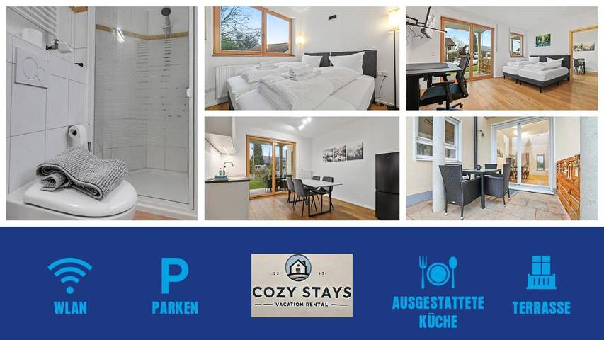 Ferienwohnung für 4 Personen, mit Balkon in Ottobeuren - 3