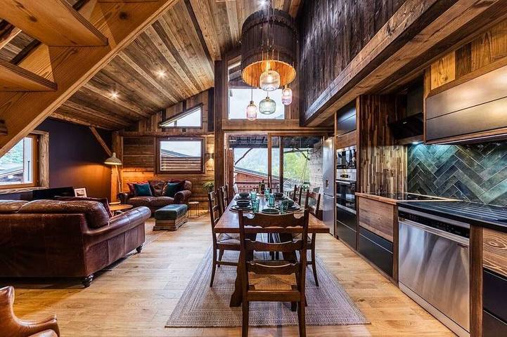 Chalet pour 7 personnes, avec balcon à Saint-Jean-d'Aulps