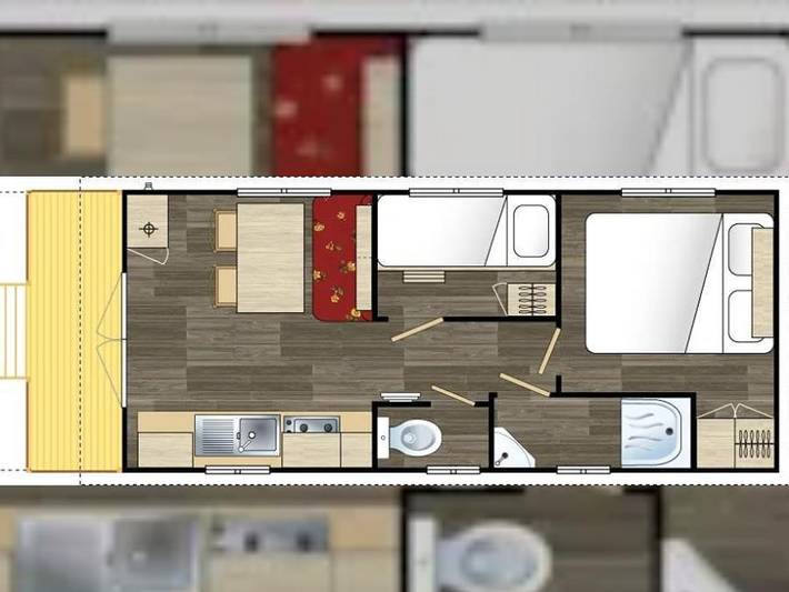 Camping pour 4 personnes, avec bassin pour enfant et piscine en Dordogne - 3