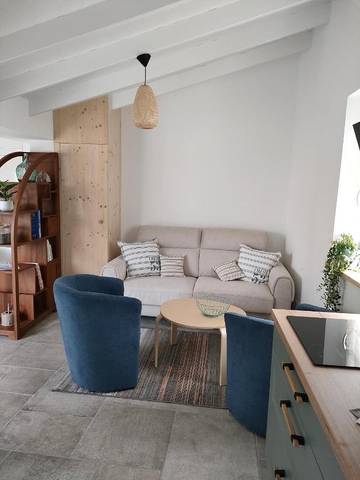 Gîte pour 5 personnes, avec terrasse dans Port Joinville