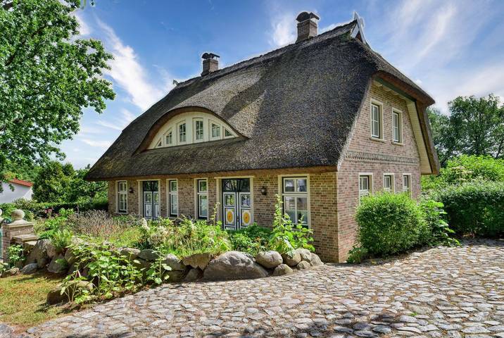 Ferienhaus für 4 Personen, mit Terrasse und Garten sowie Sauna in Groß Stresow