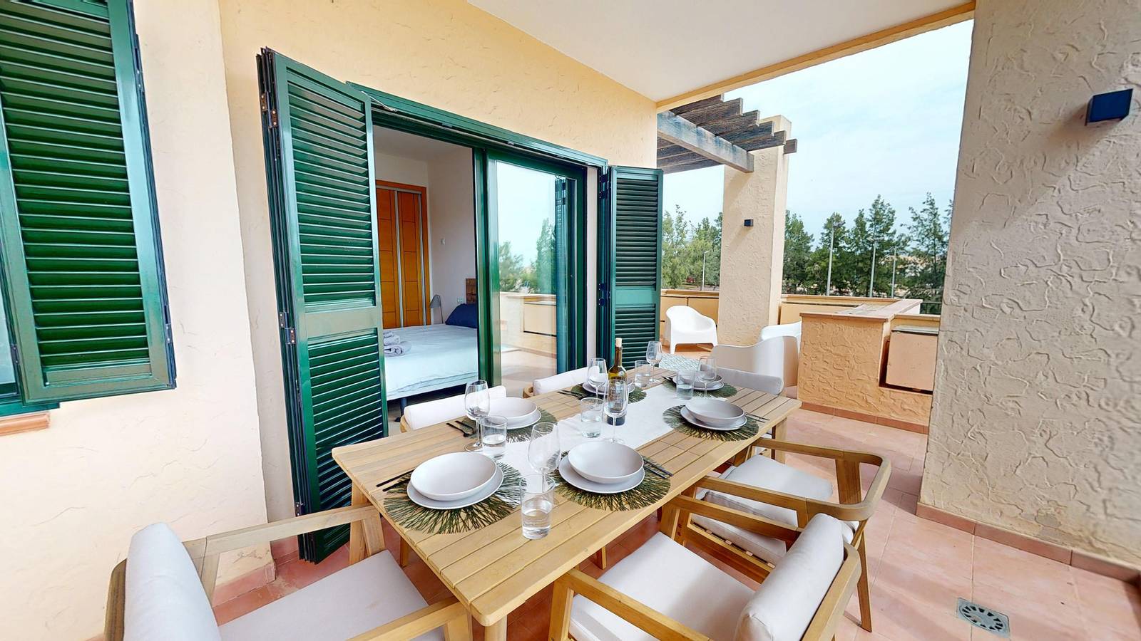 Hel leilighet, Ferieleilighet for 6 personer med badebasseng in Hacienda del alamo, Fuente Alamo de Murcia