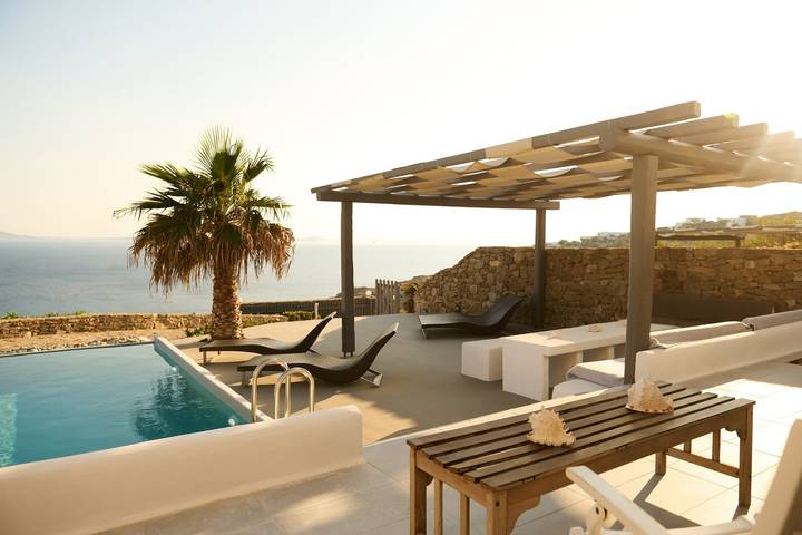 Villa pour 6 personnes, avec vue sur l’océan et jardin dans Mykonos - 4