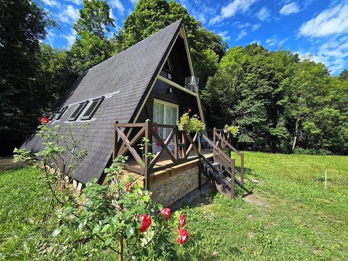 Chalet pour 6 personnes, avec terrasse et jardin