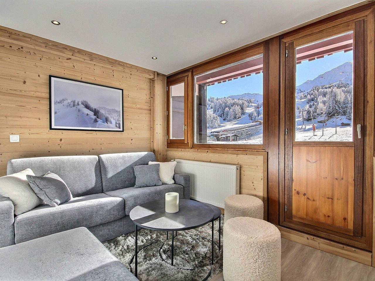Appartement entier, Appartement rénové 8 pers, balcon sud, pied des pistes in Plagne Centre, La Plagne-Tarentaise