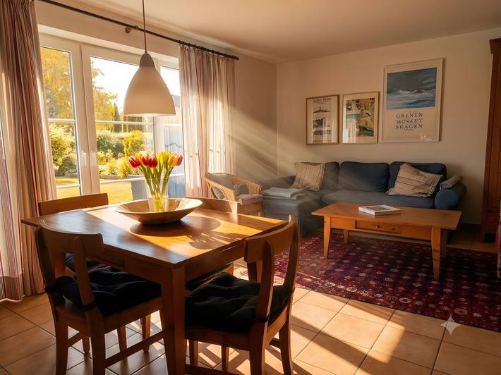 Ferienwohnung für 4 Personen, mit Balkon und Seeblick in Putbus