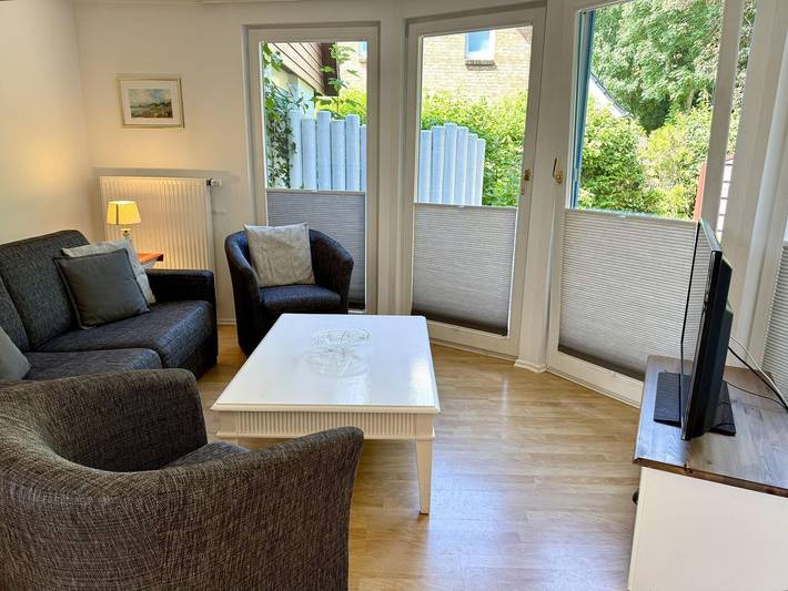 Ganze Wohnung, Schöne 2-Zimmer-Ferienwohnung mit zwei Terrassen, ruhig und strandnah gelegen in Westerland, Sylt (Gemeinde)