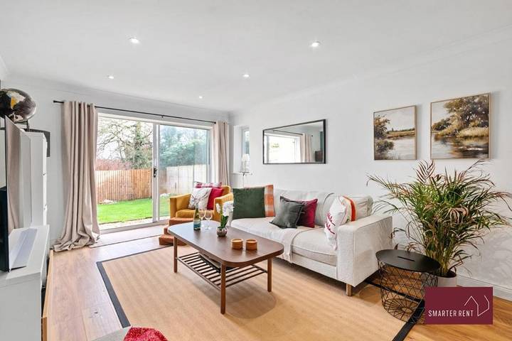 Ferienhaus für 6 Personen, mit Balkon und Terrasse sowie Garten in Marlow