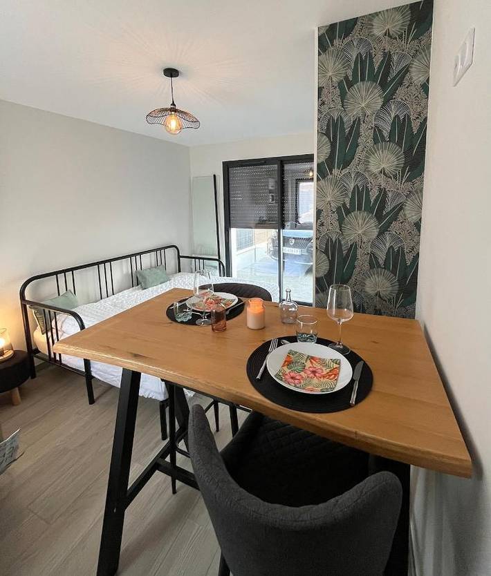 Appartement de vacances pour 2 personnes, avec jardin et terrasse