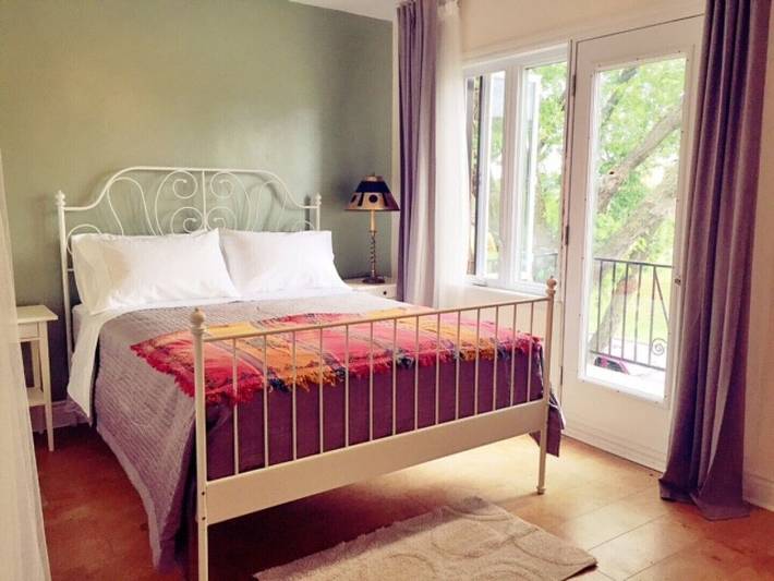 Maison de vacances pour 4 personnes, avec balcon et jardin