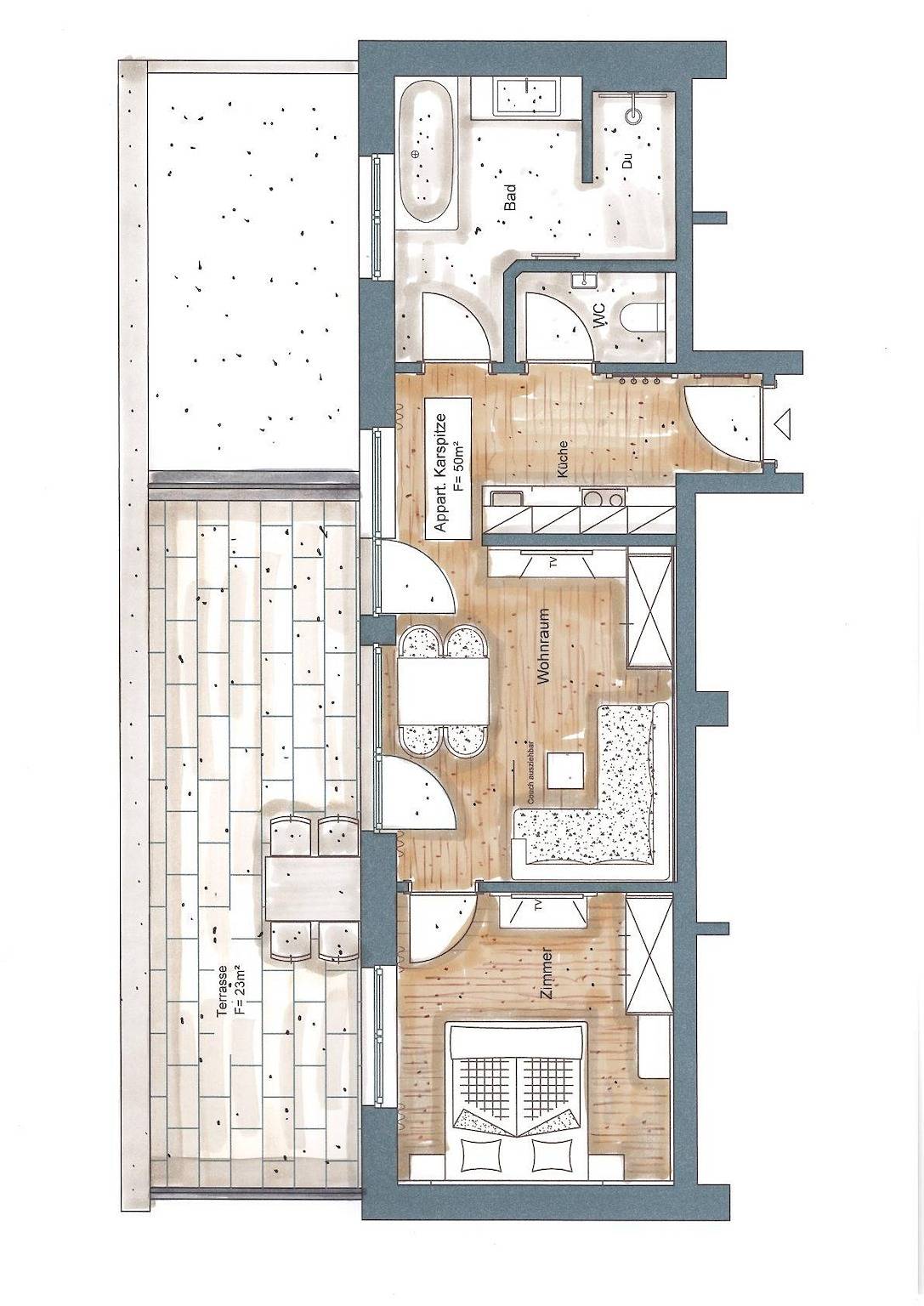 Ganze Ferienwohnung, Appartement Karspitze in Rettenschöss, Kaisergebirge