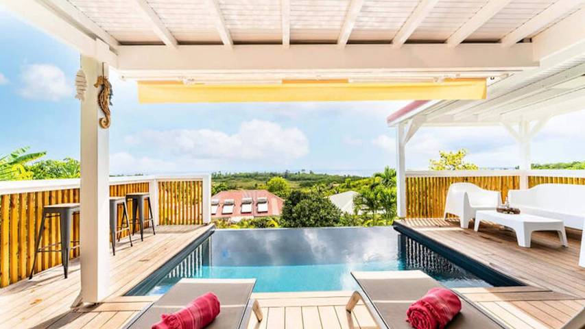 Casa de férias para 7 pessoas, com jardim e piscina em Guadalupe