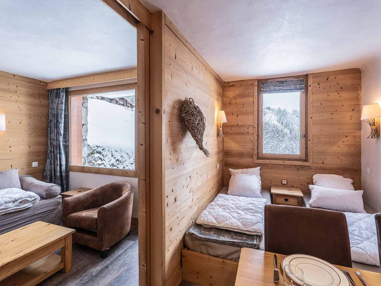 Entire studio, Cozy studio, ski locker, near slopes, Méribel in Méribel-Mottaret, Les Allues