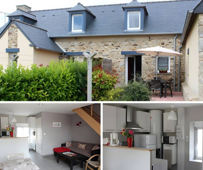 Maison de vacances pour 5 personnes, avec Jardin à La Fresnais
