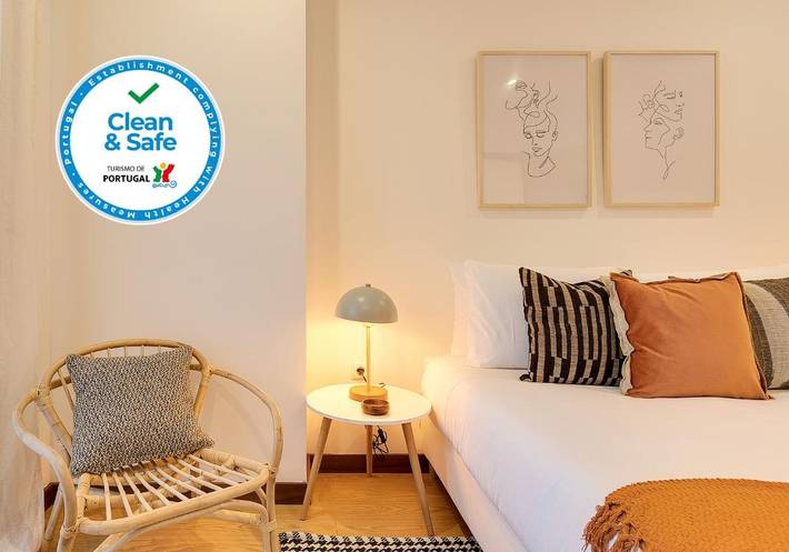 Apartamento de férias para 4 pessoas, com Terraço no Porto