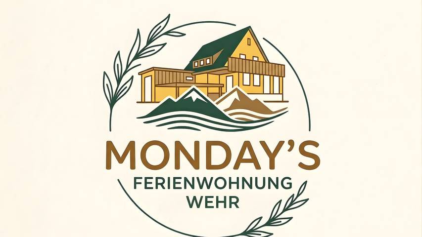 Appartement entier, Maison d’hôtes 'Monday's Ferienwohnung' avec Wi-Fi in Wehr (Baden-Württemberg), Forêt-Noire du Sud
