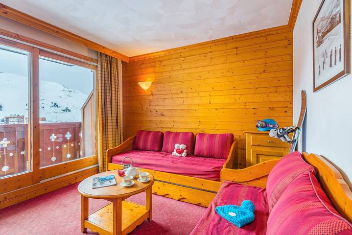 Gîte pour 7 personnes, avec piscine ainsi que balcon et sauna, animaux acceptés dans Plagne Centre - 2