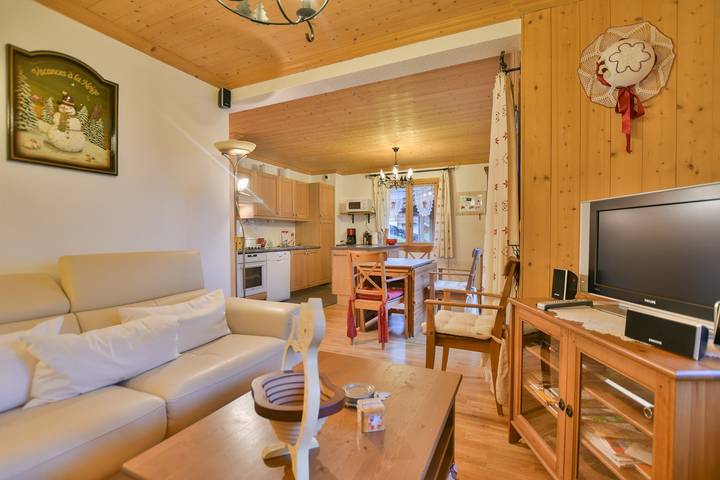 Ganze Wohnung, Ferienwohnung für 4 Personen mit Terrasse in Le Grand-Bornand, Annecy und Umgebung