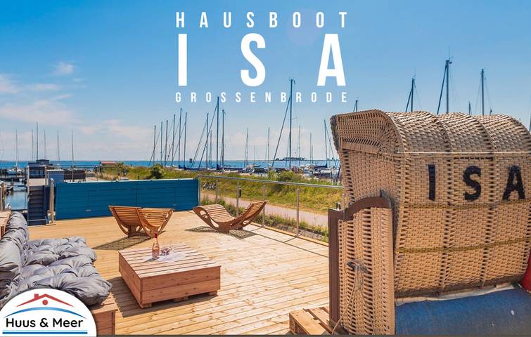 Hausboot für 5 Personen, mit Ausblick und Terrasse sowie Seeblick, kinderfreundlich in Großenbrode